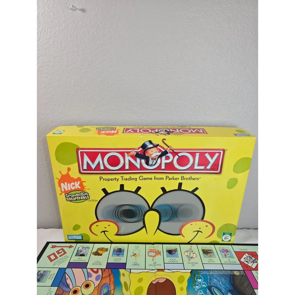 Hasbro Nickelodeon Spongebob Squarepants Monopoly Collectors Edition Complete